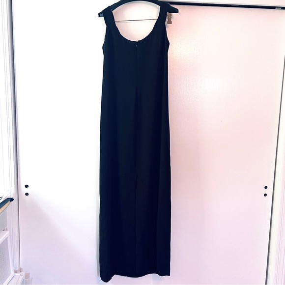Vintage Giorgio Armani Black Silk Formal Gown - Picture 4 of 13